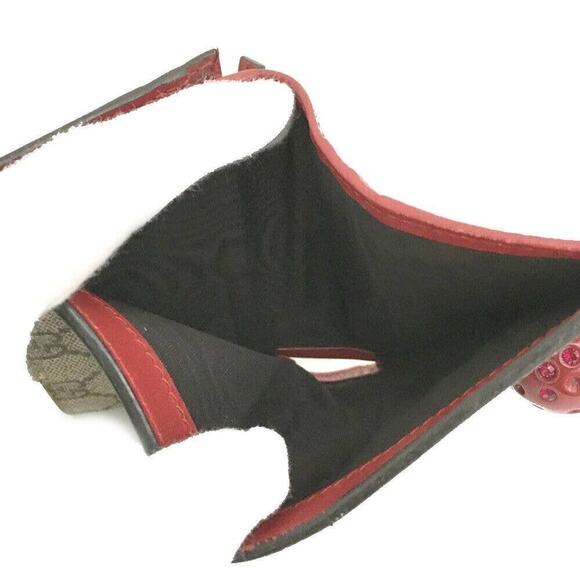 GUCCI Cherry GG Logo PVC Bifold Wallet - Picture 6 of 8